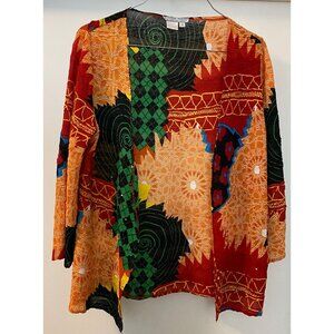 Alberto Makali, Over Shirt, Womens, Med,Colorful, Sequins,Statment